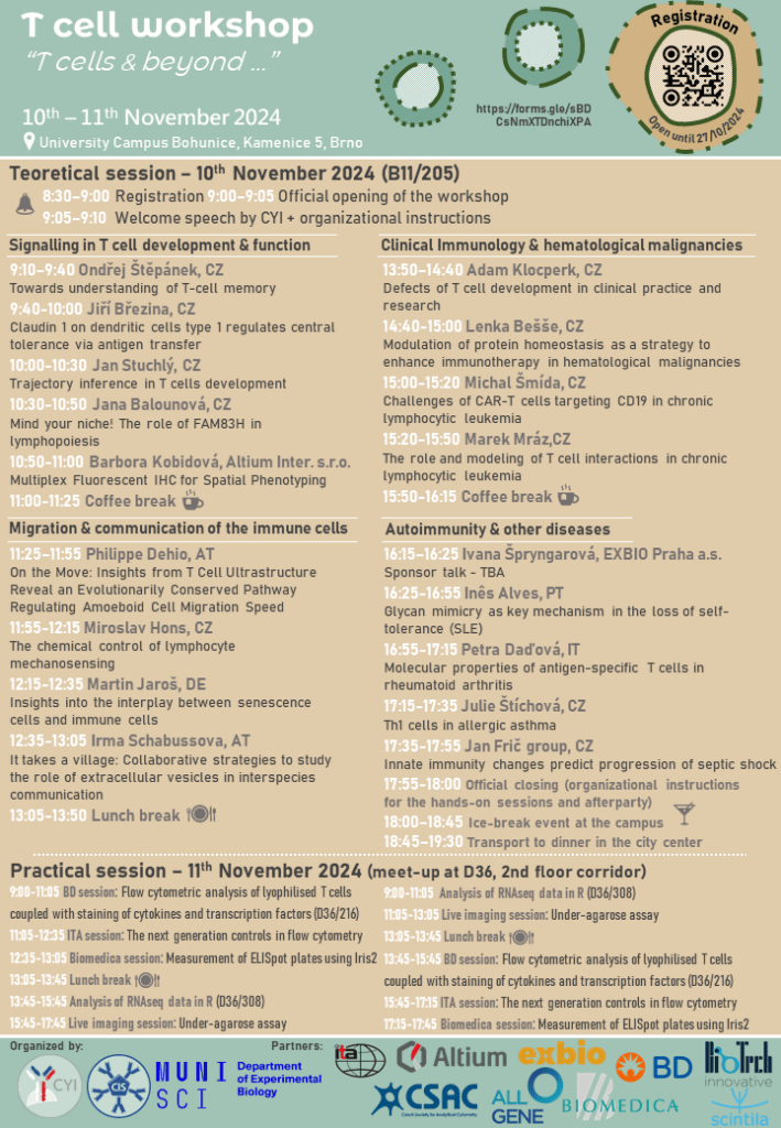 T cell workshop program